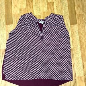 Sleeveless LOFT Blouse 